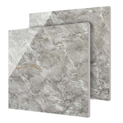 Dark grey ceramic tile 600x600 bathroom marble look glazed porcelain tile